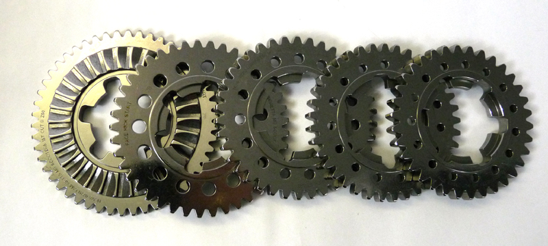 Lambretta Race-Tour MB-5 Gear box (5 gears, cluster and selector) MB